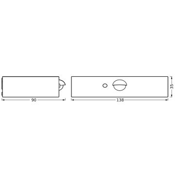 Ledvance - Aplique LED solar con sensor ENDURA SOLAR LED/3W/4,2V IP65