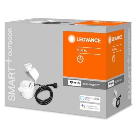 Ledvance - Enchufe inteligente de exterior SMART+ PLUG 3680W IP44 Wi-Fi