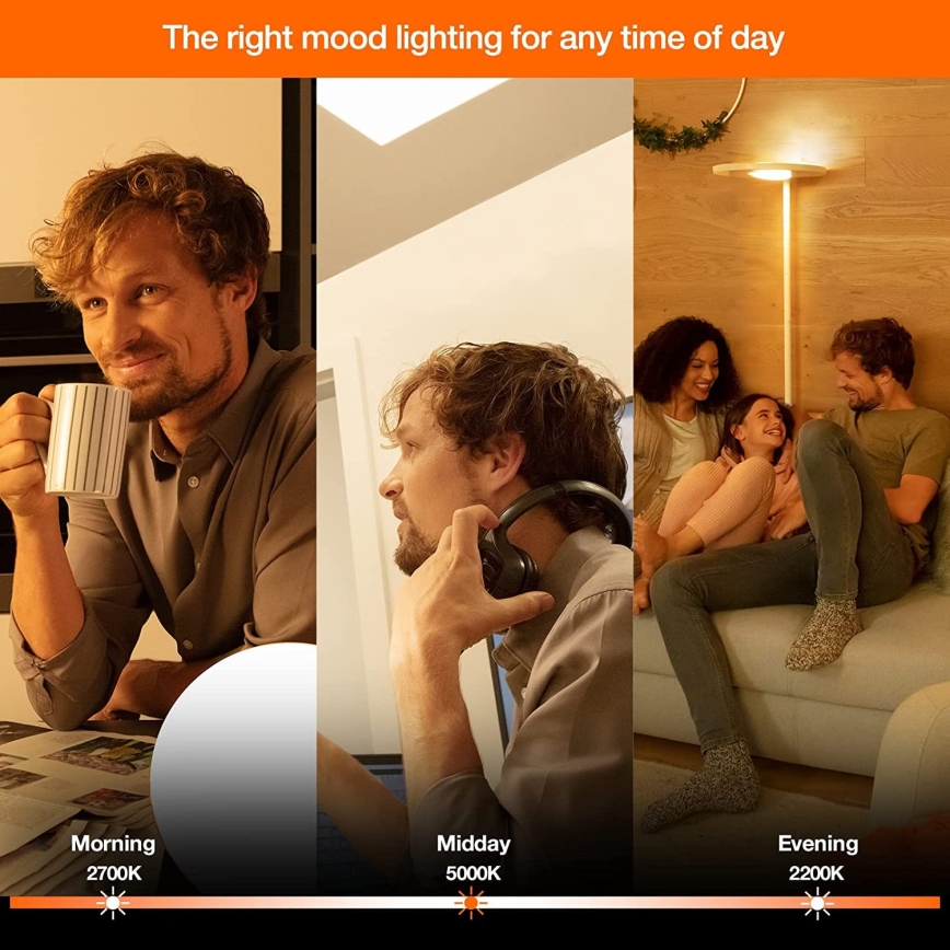 Ledvance - Iluminación LED regulable para monitores SUN@HOME LED/2,5W/5V 2200-5000K CRI 95 Wi-Fi