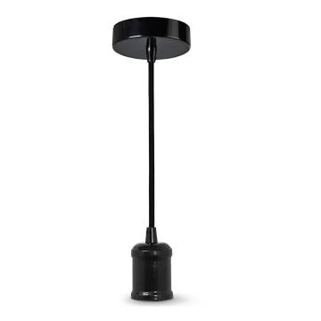 Ledvance - Lámpara colgante PENDULUM ROBBIN 1xE27/15W/230V negro