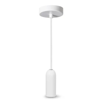 Ledvance - Lámpara colgante PENDULUM ROUND 1xE27/15W/230V blanco