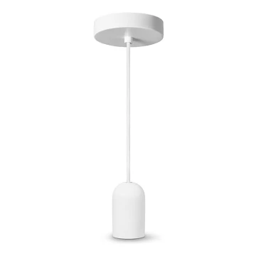 Ledvance - Lámpara colgante PENDULUM ROUND 1xE27/15W/230V blanco