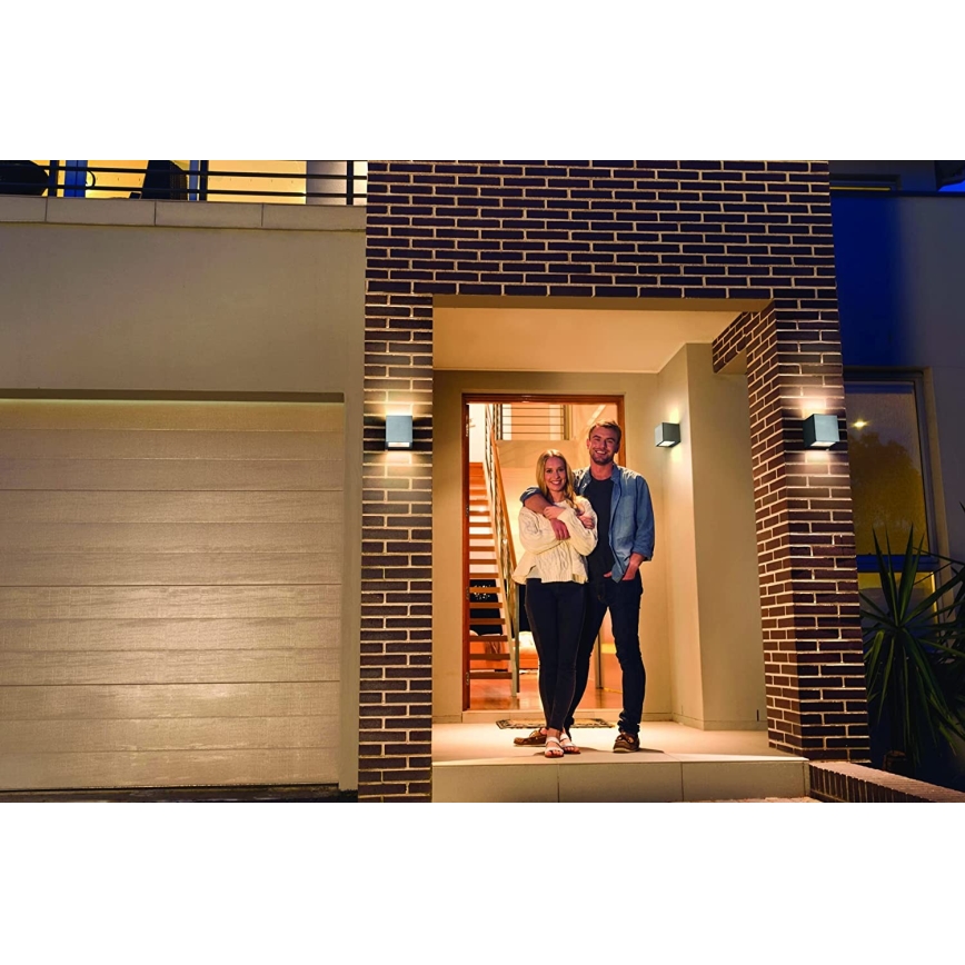 Ledvance - Aplique LED RGBW regulable para exteriores BRICK LED/14W/230V Wi-Fi IP44