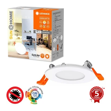 Ledvance - Lámpara empotrable LED regulable SUN@HOME LED/4,5W/230V 2200-5000 CRI 95 Wi-Fi