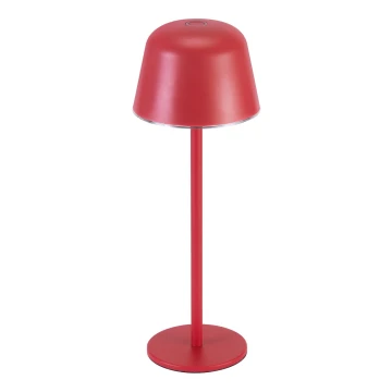 Ledvance - Lámpara LED de exterior recargable y regulable TABLE LED/2,5W/5V IP54 rojo