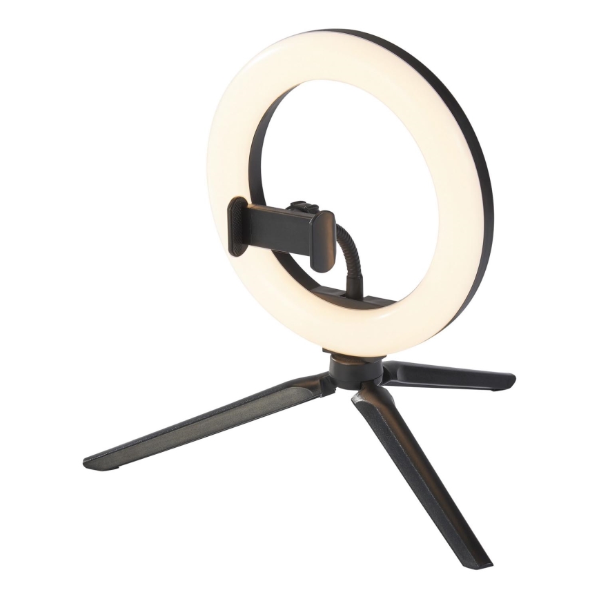 Ledvance - Lámpara LED de mesa regulable con pie y soporte para vlogging LED/5,5W/USB 3000/4000/6500K