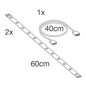 Ledvance - LED RGB+TW Tira de extensión regulable SMART+ FLEX 1,2m LED/6W/12V