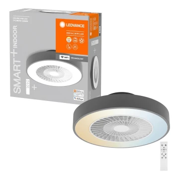 Ledvance - Plafón LED regulable con ventilador SMART+ LED/38W/230V 3000-6500K Wi-Fi + control remoto