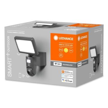 Ledvance - Proyector LED regulable con sensor y cámara SMART+ LED/23W/230V Wi-Fi IP44