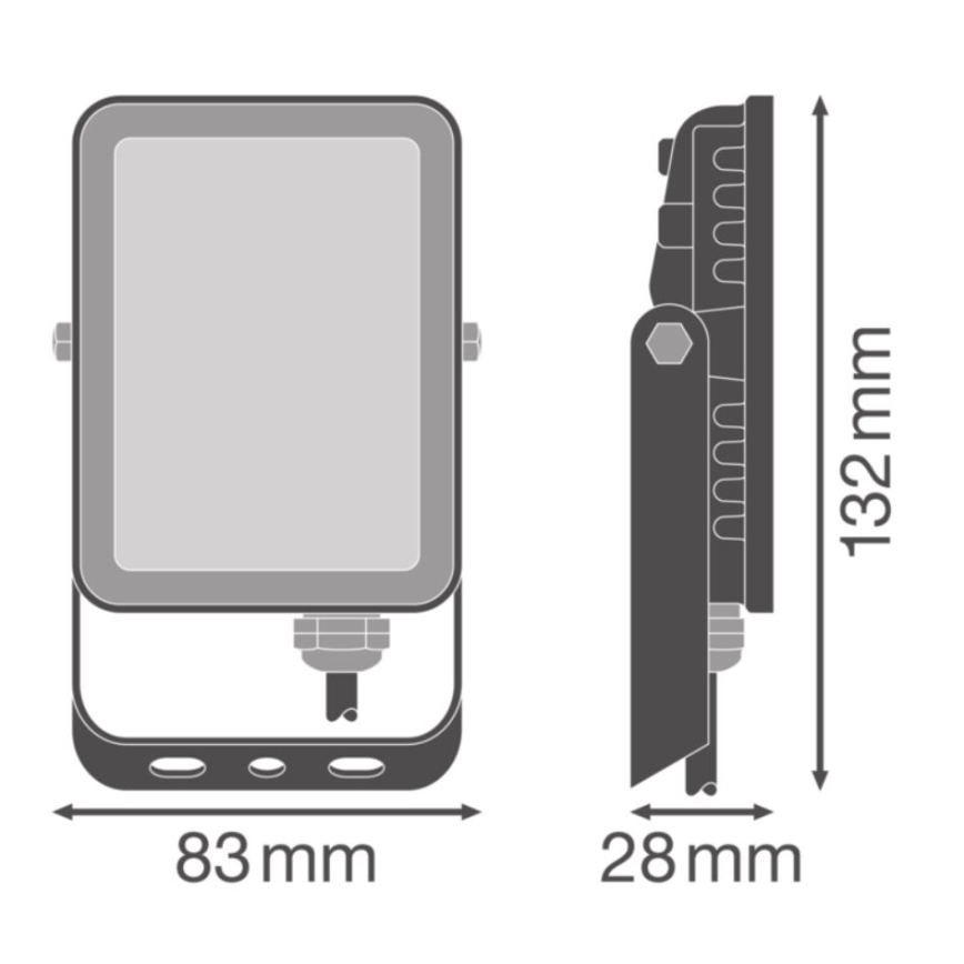 Ledvance - LED Proyector de pared para exteriores FLOODLIGHT ESSENTIAL LED/10W/230V IP65