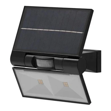 Ledvance - Reflector solar de pared para exteriores con sensor FLOOD LED/2,9W/3,7V IP44