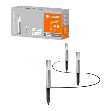 Ledvance - SET de extensión 3x LED RGBW Lámpara de exterior SMART 3xLED/1,9W/230V Wi-Fi