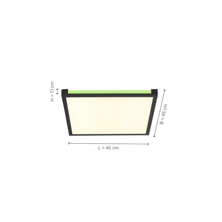 Leuchten Direkt 11621-18 - Plafón LED RGB regulable MARIO LED/24W/230V 2700-5000K + CR