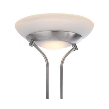 Leuchten Direkt 11730-55 - Lámpara de pie LED regulable ZAHARA LED/16W/230V + LED/5W