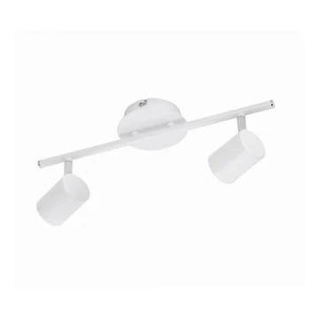 Leuchten Direkt 11942-16 - Foco LED TARIK 2xGU10/5W/230V blanco