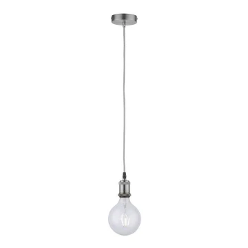 Leuchten Direkt 13570-55 - Lámpara colgante DIY 1xE27/60W/230V cromo mate