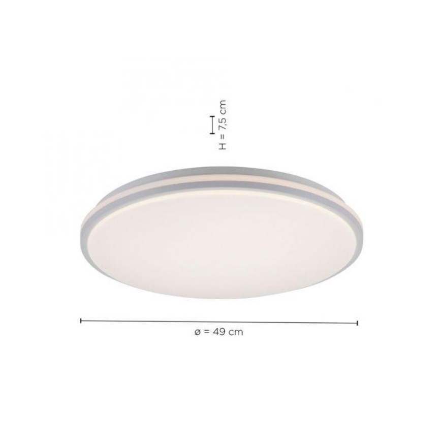 Leuchten Direkt 14209-16 - Plafón LED regulable COLIN LED/32,4W/230V