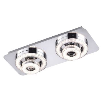 Leuchten Direkt 14521-17 - Plafón LED TIM 2xLED/2,8W/230V + 2xLED/3,1W