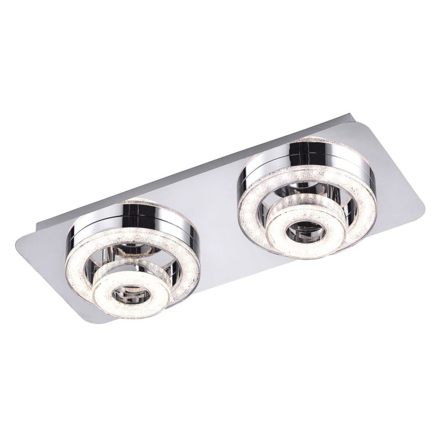 Leuchten Direkt 14521-17 - Plafón LED TIM 2xLED/2,8W/230V + 2xLED/3,1W