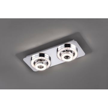 Leuchten Direkt 14521-17 - Plafón LED TIM 2xLED/2,8W/230V + 2xLED/3,1W