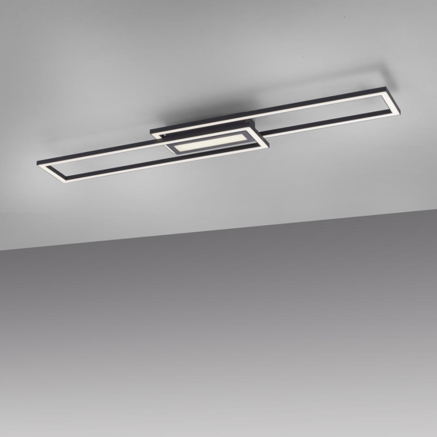 Leuchten Direkt 14696-18 - Lámpara de techo LED regulable ASMIN LED/45W/230V negro