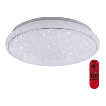 Leuchten Direkt 14743-16 - Plafón LED RGB regulable JUPI LED/28W/230V Tuya 2700-5000K + mando a distancia