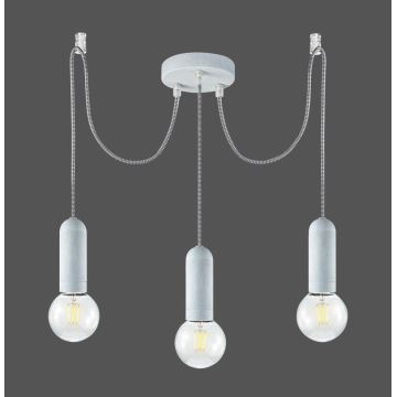 Leuchten Direkt 14776-22 - Lámpara colgante TURN ME 3xE27/60W/230V