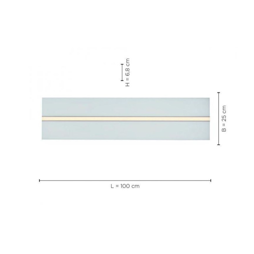 Leuchten Direkt 14854-16 - Plafón LED regulable EDGING LED/30W/230V 2700-5000K + mando a distancia