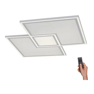 Leuchten Direkt 14855 - Plafón regulable LED EDGING 16-LED/51W/230V 2700-5000K + mando a distancia