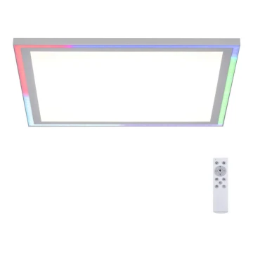 Leuchten Direkt 14900-16 - Plafón LED RGB regulable EDGING LED/24W/230V + mando a distancia