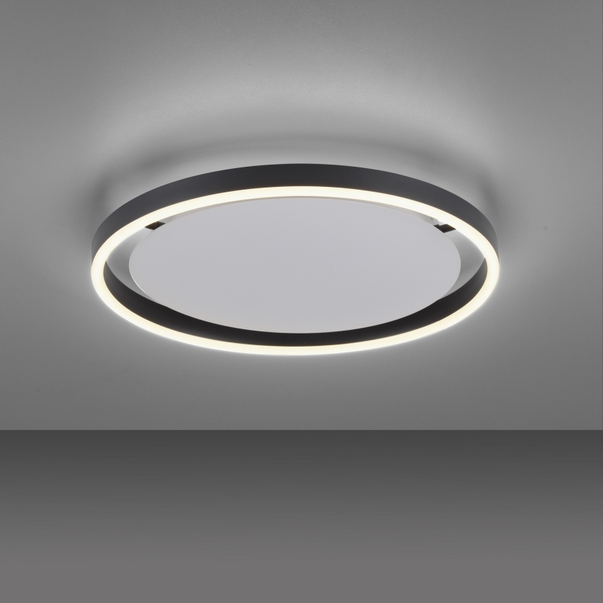 Leuchten Direkt 15391-13 - Plafón LED regulable RITUS LED/20W/230V negro