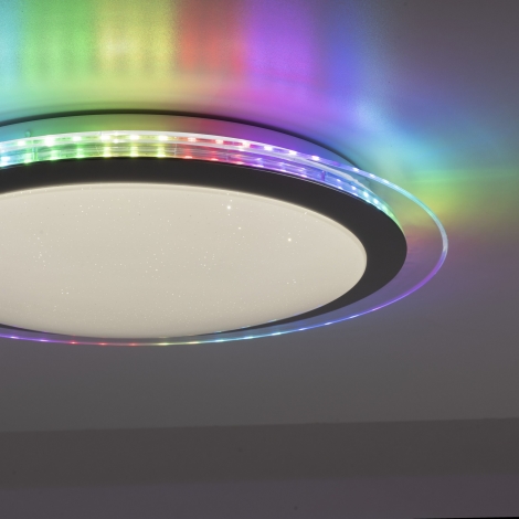 Leuchten Direkt 15411-21- Plafón LED RGB regulable CYBA LED/26W/230V