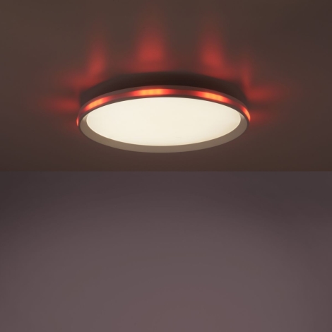 Leuchten Direkt 15555-16 - Plafón LED RGBW regulable GALACTICA LED/28W/230V 2700-5000K + mando a distancia