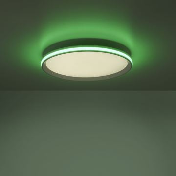 Leuchten Direkt 15555-16 - Plafón LED RGBW regulable GALACTICA LED/28W/230V 2700-5000K + mando a distancia