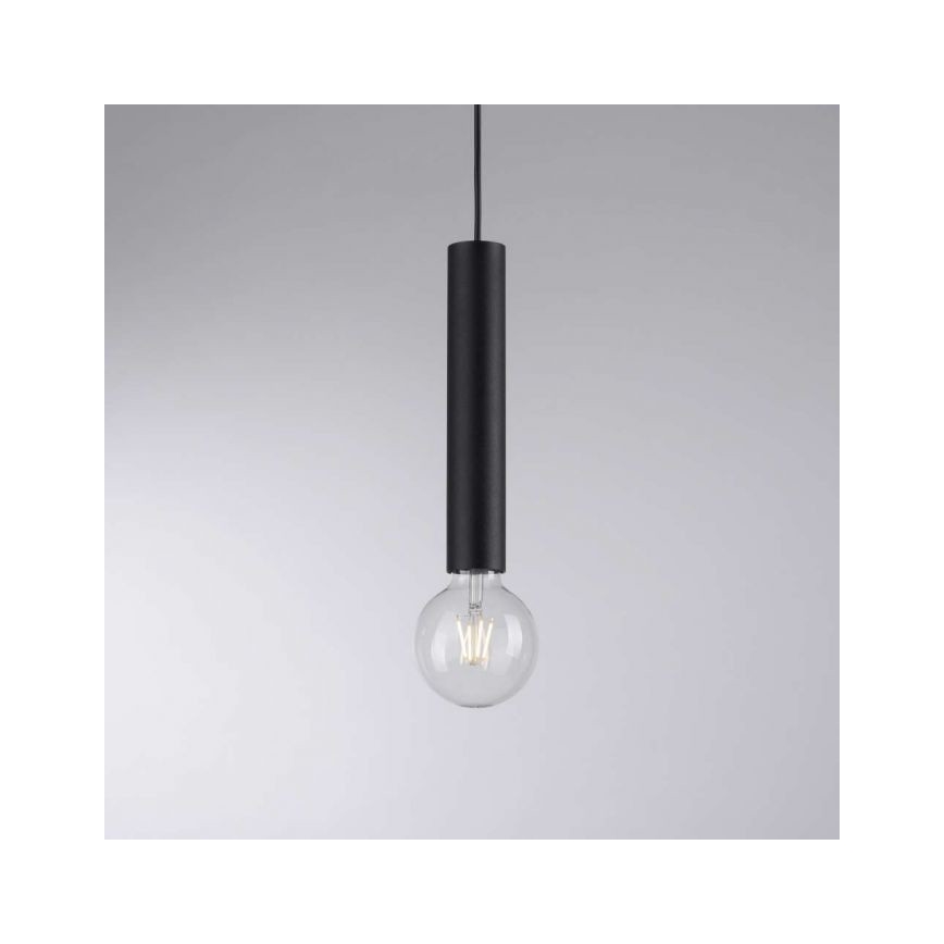 Leuchten Direkt 15618-18 - Lámpara colgante BRUNA 3xE27/60W/230V negro