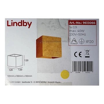 Lindby - Aplique YADE 1xG9/20W/230V