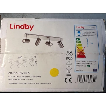 Lindby - Foco 4xGU10/5W/230V