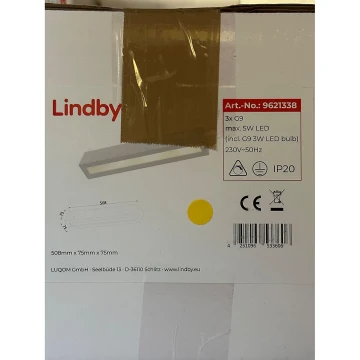 Lindby - LED Aplique TJADA 3xG9/3W/230V