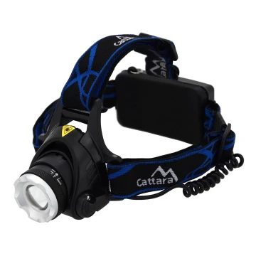 Linterna frontal LED recargable LED/6W/7,4V IP44 negro/azul
