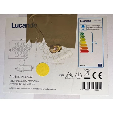 Lucande - Aplique ALEXARU 1xE27/60W/230V