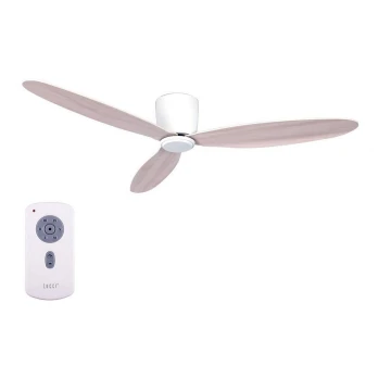 Lucci air 210518 - Ventilador de techo AIRFUSION RADAR blanco/madera + mando a distancia