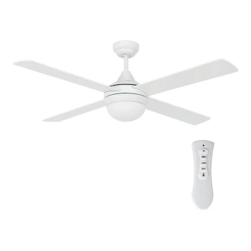 Lucci air 212961 - Ventilador de techo AIRFUSION AIRLIE II 2xE27/15W/230V madera/blanco + control remoto