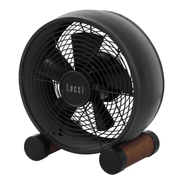 Lucci air 213121 - Ventilador de mesa BREEZE marrón