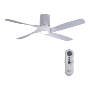 Lucci air 213350 - Ventilador de techo LED regulable RIVIERA 1xGX53/12W/230V blanco + mando a distancia