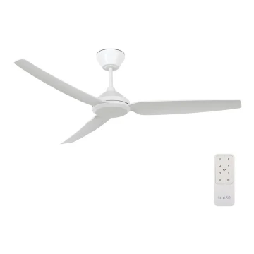 Lucci air 21616249 - Ventilador de techo POLIS IP55 blanco + control remoto