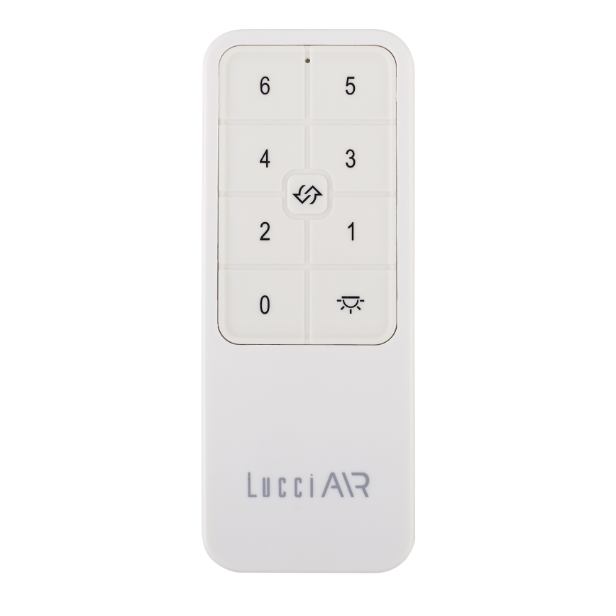 Lucci air 21616249 - Ventilador de techo POLIS IP55 blanco + control remoto