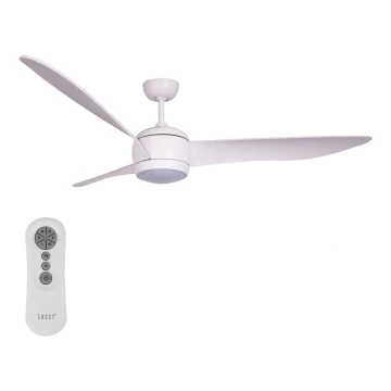 Lucci air 512911 - Ventilador de techo LED AIRFUSION NORDIC LED/20W/230V madera/blanco + control remoto
