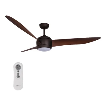 Lucci air 512912 - Ventilador de techo LED AIRFUSION NORDIC LED/20W/230V bronce + mando a distancia