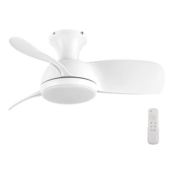 Lucci air 513071 - Ventilador de techo LED regulable SYROS LED/18W/230V 3000/4000/6000K blanco + control remoto