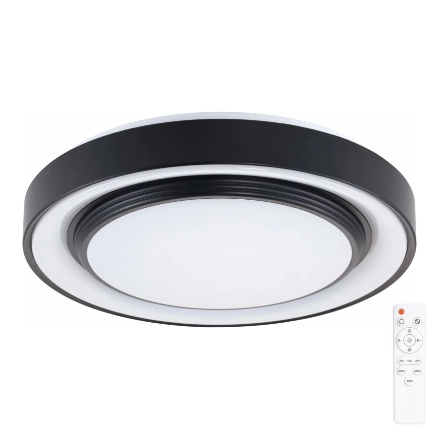 Luz de techo LED regulable para baño ZYGMUNT LED/72W/230V 3000-6000K IP44 + control remoto